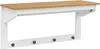vidaXL Appendiabiti HILL, bianco e color miele, 90 x 35 x Anteprima dell’immagine prodotto 1