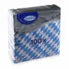 400x Servietten 1-lagig 33x33cm Bayerische Raute blau Produktbild-Vorschau 2