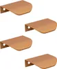 Set di 4 maniglie per mobili con bordo in alluminio in rame Anteprima dell’immagine prodotto 1