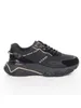 A black Guess sneaker for women is shown against a white background. Produktbild-Vorschau
