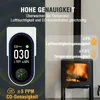 CO- und Gasmelder, 3-in-1 CO-, Temperatur- und Produktbild-Vorschau 3