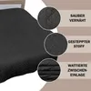 Couvre-lit et canapé - Couvre-lit - 220cm x 240cm - Noir Voir les images du produit 3
