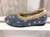 Manitu Damen Hausschuh Slipper Ballerina gepunktet Produktbild-Vorschau 10