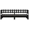 vidaXL Tagesbett Ausziehbar Schwarz 2x(90x200) cm Produktbild-Vorschau 6