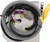 A close-up view of an electronic component with wires and connectors. Produktbild-Vorschau