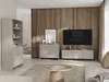 Selsey Lummo - Mobile TV sospeso a 3 ante, color cashmere, Anteprima dell’immagine prodotto 7