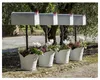 Bama Tulipano Bloempot 5L 34.5x19x30 cm 4 Stuks Wit Voir les images du produit 6