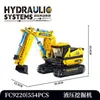 Forange FC9220 Hydraulikkettenbagger Klemmbausteine 554pcs Produktbild-Vorschau 2