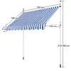 Yaheetech Balkonmarkise mit Handkurbel 250 cm L, Produktbild-Vorschau 4