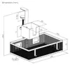 Drehbarer Kabelorganizer unter dem Schreibtisch Spacetronik Produktbild-Vorschau 7