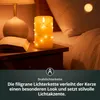 LED Kerze mit Lichterkette "Cynthia" 12,5cm Produktbild-Vorschau 4