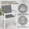 Avestar 2er Set Gartenstühle, Outdoor Stapelstühle, aus Produktbild-Vorschau 5