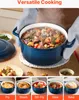 VEVOR Cocotte en fonte émaillée, 5,68 L Dutch Oven pour Voir les images du produit 6