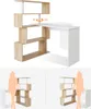 Mondeer Bureau Bureau d'angle Table d'ordinateur pivotante Voir les images du produit 14