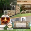 Scaffale per legna da ardere da esterno in metallo Anteprima dell’immagine prodotto 4