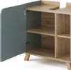 Waschbeckenunterschrank Vicco Karen Sonoma/Blau 60 x 65 cm Produktbild-Vorschau 5