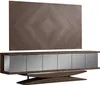 Wohnwänd Wand Holz Modern Stil Regal Wohnzimmer Möbel Produktbild-Vorschau 5