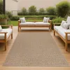 Tapis aspect jute pour l'intérieur et l'extérieur, beige Voir les images du produit 1