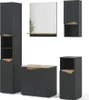 A collection of modern bathroom furniture pieces arranged against a white background. Náhled obrázku produktu
