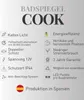 Badspiegel COOK mit integriertem LED-Licht Produktbild-Vorschau 2