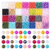 1960 Pcs Perlen für Armbände - 6mm 28 Farben Multicolor Produktbild-Vorschau 1