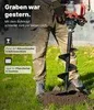 NEMAXX® B80 Erdbohrer-Bohrkopf Ø80 mm, 800 mm, Stahl – Produktbild-Vorschau 3