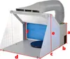 HS-E420DCLBK cabine de peinture modle portable avec Voir les images du produit 8
