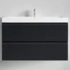 LOMAZOO Badezimmermöbel - Matt Schwarz - Badmöbel - 80cm Produktbild-Vorschau 6