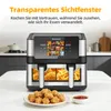 Heißluftfritteuse 9L-905 Doppelkammer Airfryer 2000W mit Produktbild-Vorschau 6