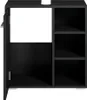 Meuble vasque Neptunus  60 x 28 x 60 cm - Noir mat - Meuble Voir les images du produit 2