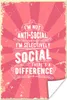 MuchoWow® Poster Vintage - Muster - Text 60x90 cm - Produktbild-Vorschau 1