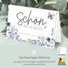 50 Tischkarten 'Schön, dass du da bist', Floral Butterfly Produktbild-Vorschau 5