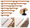 Poręcz ścienna drewniana (sosna), 180 cm, średnica 5 cm, Podgląd zdjęcia produktu 1