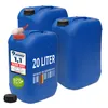 3er Set 20 Liter Kanister + Auslaufhahn Blau Produktbild-Vorschau 1