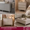 HOOZ® Möbelfüße Edelstahl 100 mm 4er Set [GEBÜRSTET] Produktbild-Vorschau 2