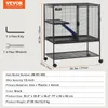 VEVOR 36" kovová klietka na fretky, veľká dvojposchodová Náhľad obrázku produktu 7