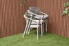 Gartensessel Valencia Warmweiß Relax Dining (stapelbar) – Produktbild-Vorschau 2