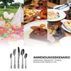20 Teiliges Besteck Set, Besteckset inkl, mit Messer Gabel Produktbild-Vorschau 2