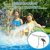 Fontaine de piscine avec cascade et éclairage LED solaire à Voir les images du produit 7