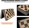 Collage of images showing a wooden chessboard, its details, and markings. Náhled obrázku produktu