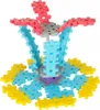 A colorful construction toy set assembled into a flower-like structure. Produktbild-Vorschau