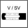 Lisovací kleště REMS s lisovacími čelistmi standard V18 ( Náhled obrázku produktu 5