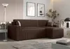 Ecksofa Alvito BIS, Farbe: Schokoladenbraun. Material: Produktbild-Vorschau 1