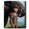 Malen nach Zahlen Set Schwarzer Drache 40x50 Produktbild-Vorschau 1