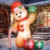 Outsunny opblaasbare kerstdecoratie, 2,45 meter, Productafbeelding-voorbeeld 2