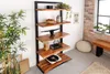 riess-ambiente Bücherregal MAMMUT 180cm natur schwarz Produktbild-Vorschau 3