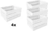 Lermowood Holzkisten 4x Box0542 50 x 40 x 28cm Weiß | Produktbild-Vorschau 1