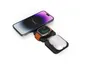 A wireless charging station with a phone, smartwatch, and earbuds case. Podgląd zdjęcia produktu