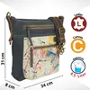 Sunsa Damen Umhängetasche. Schultertasche aus Canvas & Produktbild-Vorschau 3