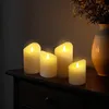 Bougie de l'Avent LED crème Lot de 4 avec minuterie et Voir les images du produit 7